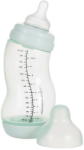  Difrax Csecsemő S-cumisüveg, széles, Anti kólikás, menta - 310 ml