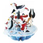 Santoro Felicitare 3D Pirouettes - Pinguinii lui Mos Craciun (XPS081)