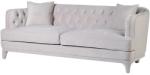 London House Canapea cu tapiterie din catifea ivory Camden (HC0019) Canapea