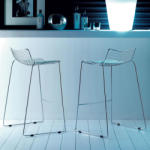 Settimo Scaun de bar metalic modern Stitch Up (ES012)