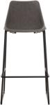 London House Scaun bar Modesto piele gri (PR260)