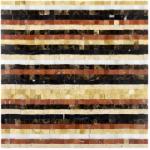 Settimo Mozaic marmura multicolor bej-maro-caramiziu-negru-alb MST035 (MI190)