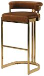 London House Scaun bar auriu Deco sezut 77 cm (CH101)