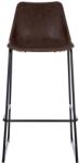 London House Scaun bar Modesto piele maro mocha (PR259)