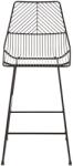 London House Scaun bar Fresno metal negru (PR255)