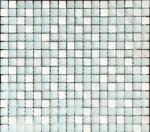 Settimo Mozaic alb mixt marmura si sticla MMX014 (MI162)