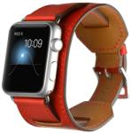 iUni Okosóra szíj, Apple Watch 42 mm, Bőr, 4 az 1-ben, Piros (504044)