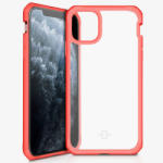 ItSkins Husa iPhone 11 Pro IT Skins Hybrid Solid Plain Coral & Transparent (antishock) (APXE-HYBSO-PCTR)