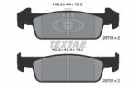 TEXTAR set placute frana, frana disc TEXTAR Q+ 2573801 (2573801)