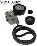 SKF Set curea transmisie cu caneluri SKF VKMA 38021 (VKMA 38021) - automobilus