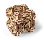 UGears Puzzle 3D, lemn, mecanic Flexi-cubs, 144 piese, Ugears UG120747 (UG120747)