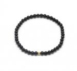  Bratara Spinel Negru Diametru 54 mm Rotund - 4x4 mm - 1 Buc - concepttropic - 39,00 RON