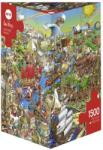 Heye Triangular puzzle - History River, Prades 1500 db-os (29890)