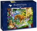Bluebird Puzzle Tiger Coming to Life 1500 db-os (70200)