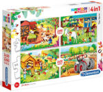 Clementoni SuperColor - Farm 4 az 1-ben 2x20 db-os és 2x60 db-os (21304)