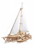 UGears Puzzle 3D, lemn, mecanic Barca Trimaran, 237 piese, Ugears UG120891 (UG120891)
