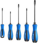 Brilliant tools - Германия Комплект прави и кръстати ударни отвертки 5 броя; brilliant tools bt031020