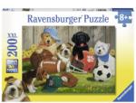Ravensburger Puzzle Catelusi Sportivi, 200 Piese (rvspc12806) - ookee Puzzle