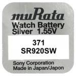 Murata Baterie pentru ceas - Murata SR920SW - 371 (SR920SW) Baterii de unica folosinta
