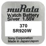 Murata Baterie pentru ceas - Murata SR920W - 370 (SR920W) Baterii de unica folosinta