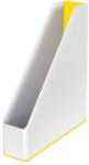 Leitz Suport vertical Leitz WOW, pentru documente, PS, A4, culori duale, alb-galben (L-53621016) - birotica-asp