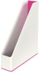 Leitz Suport vertical Leitz WOW, pentru documente, PS, A4, culori duale, alb-roz (L-53621023) - birotica-asp