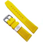 Morellato Curea pentru Ceas - Morellato Sile Silicone Yellow - Imprimeu Gaurele - 22mm - A01X4983187097CR (A01X4983187097CR)