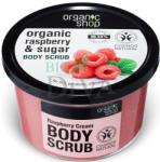 Organic Shop Scrub de corp delicios cu zahăr și zmeură Raspberry Cream Organic Shop 250-ml