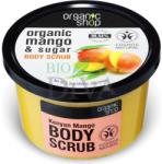 Organic Shop Scrub de corp delicios cu zahăr și mango Kenyan Mango Organic Shop 250-ml
