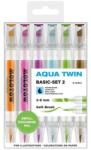 MOLOTOW Marker, varf dublu, Aqua Twin Basic 2, 6 buc/set Molotow MLW504