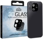 Eiger Folie Sticla Camera iPhone 12 Mini Eiger 3D Glass Clear Black (EGSP00684)