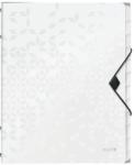 Leitz Mapa cu separatoare Leitz WOW, PP, A4, 12 separatoare, 200 coli, alb (L-46340001) - birotica-asp