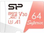 Silicon Power microSDXC Superior 64GB UHS-I/ V30-A3 SP064GBSTXDV3V20SP