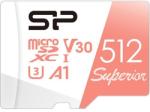 Silicon Power microSDXC Superior 512GB UHS-I/V30/A3 SP512GBSTXDV3V20SP