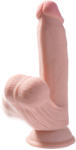 Pipedream King Cock Plus 7" Triple Density Cock with Swinging Balls Skin Dildo