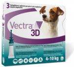 Ceva Vectra 3D Caine 4-10 kg, 3 Pipete