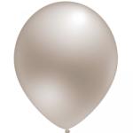 Balloons4party Set 10 baloane latex metalizat sidef argintiu 30 cm