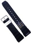 Arc Curea Cauciuc Natural Negru pentru Ceasuri Diver - 20/22/24 mm - Lungime XXL - Grosime 4 mm - 3P9 (3P99)