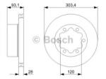 Bosch Disc frana VW CRAFTER 30-50 platou / sasiu (2F) (2006 - 2016) BOSCH 0 986 479 296