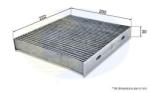 COMLINE Filtru polen / aer habitaclu LEXUS IS III (GSE3, AVE3) (2013 - 2016) COMLINE EKF206A