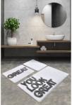 Chilai Great White fürdőszobaszőnyeg 3 darabos szett (359CHL3227)