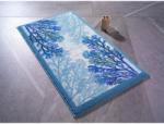 Confetti Coral Blue fürdőszobaszőnyeg 80 x 140 cm (352CNF1102)