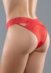 Allure Crotchless Desire Panty Red