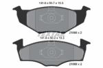 TEXTAR set placute frana, frana disc TEXTAR Q+ 2186601 (2186601)