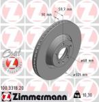 ZIMMERMANN Disc frana ZIMMERMANN COAT Z 100.3318. 20 (100.3318.20)