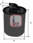 SOFIMA filtru combustibil SOFIMA S 4416 NR (S 4416 NR) - automobilus