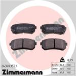 ZIMMERMANN set placute frana, frana disc ZIMMERMANN 24320.155. 1 (24320.155.1)