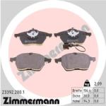 ZIMMERMANN set placute frana, frana disc ZIMMERMANN 23392.200. 1 (23392.200.1)