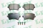 LPR set placute frana, frana disc LPR 05P1398 (05P1398)
