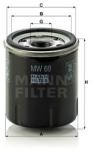 Mann-filter Filtru ulei MANN-FILTER MW 68 (MW 68) - automobilus